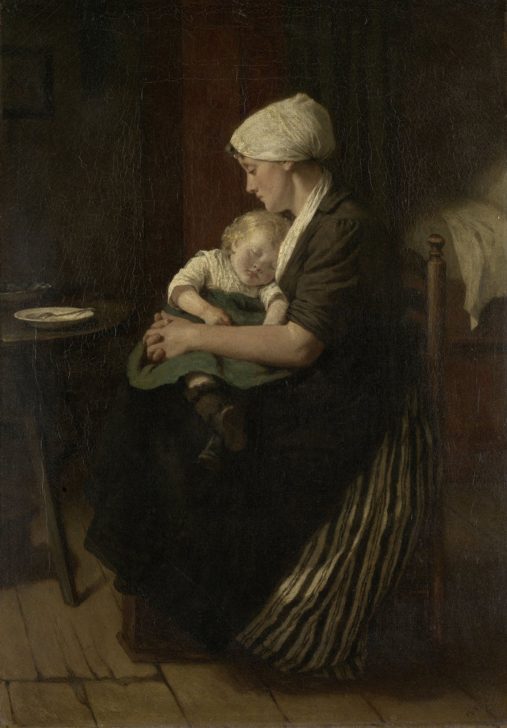 Detail of Lulled by David Adolph Constant Artz