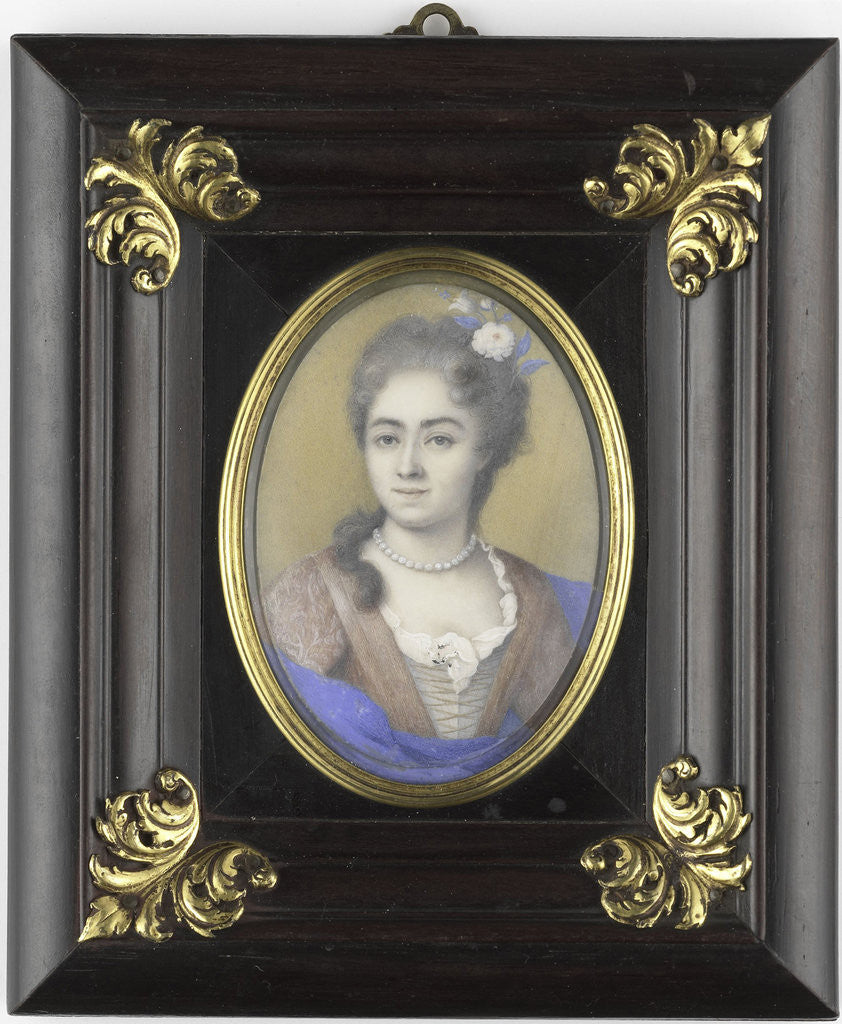 Detail of Henriëtta Wolters-van Pee. Wife of Herman Wolters by Herman Wolters