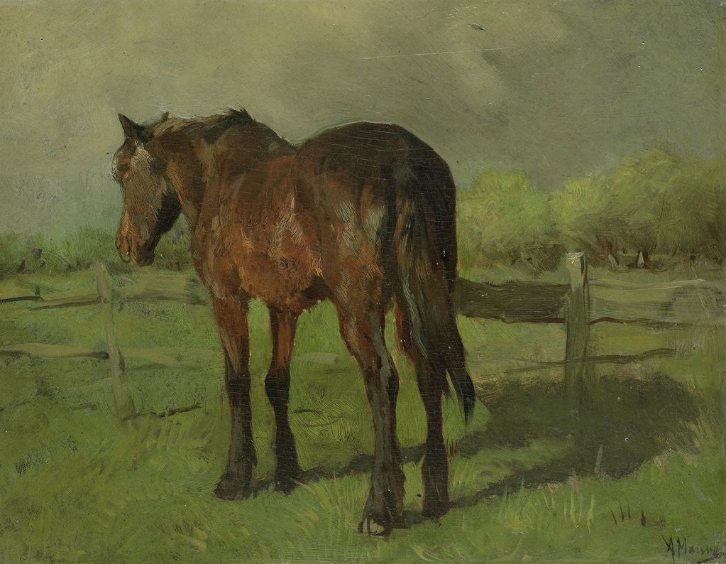 Detail of Horse by Anton Mauve