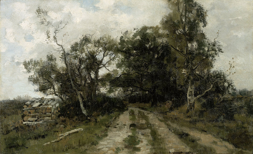 Detail of Sand road by Théophile de Bock