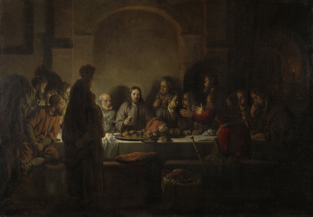 Detail of Last Supper by Gerbrand van den Eeckhout