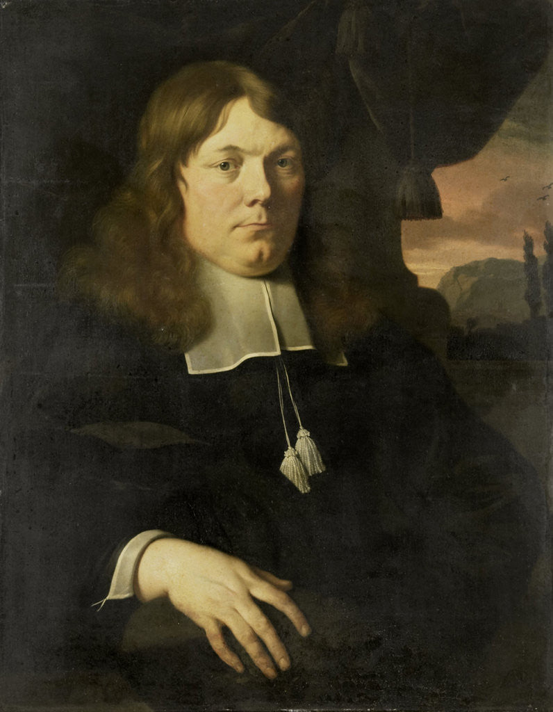 Detail of Portrait of a Man by Ary de Vois