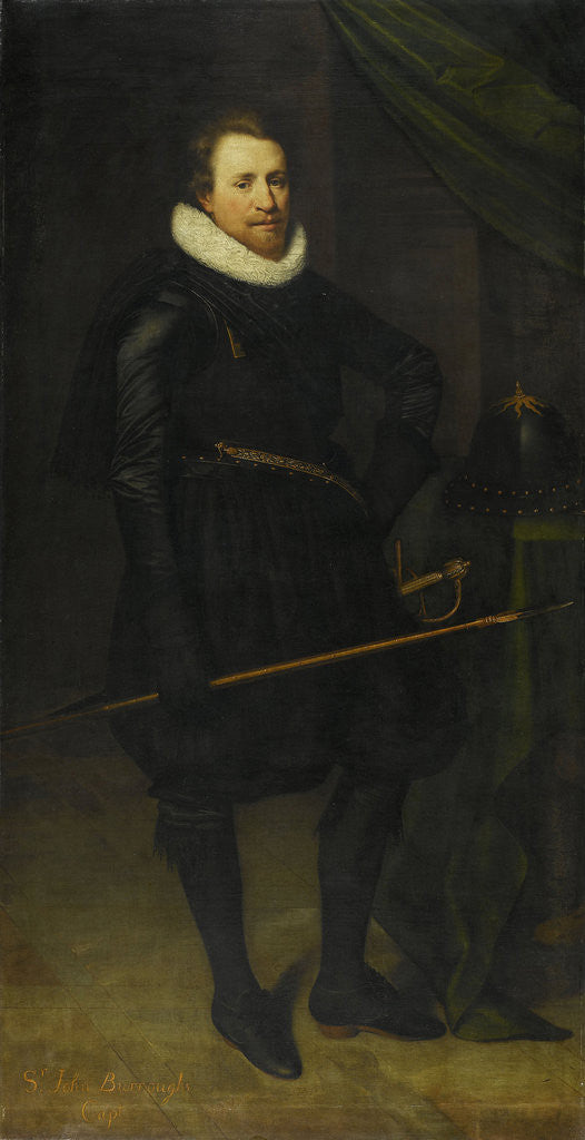 Detail of Portrait of Sir John Burroughs by Jan Antonisz van Ravesteyn