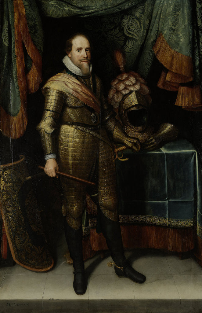 Detail of Portrait of Maurice, Prince of Orange by Michiel Jansz van Mierevelt