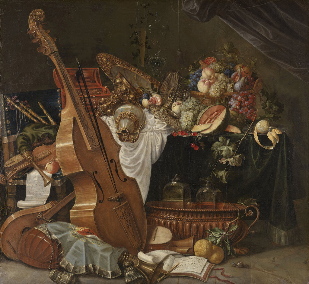 Detail of Still Life by Johann Friedrich Grueber
