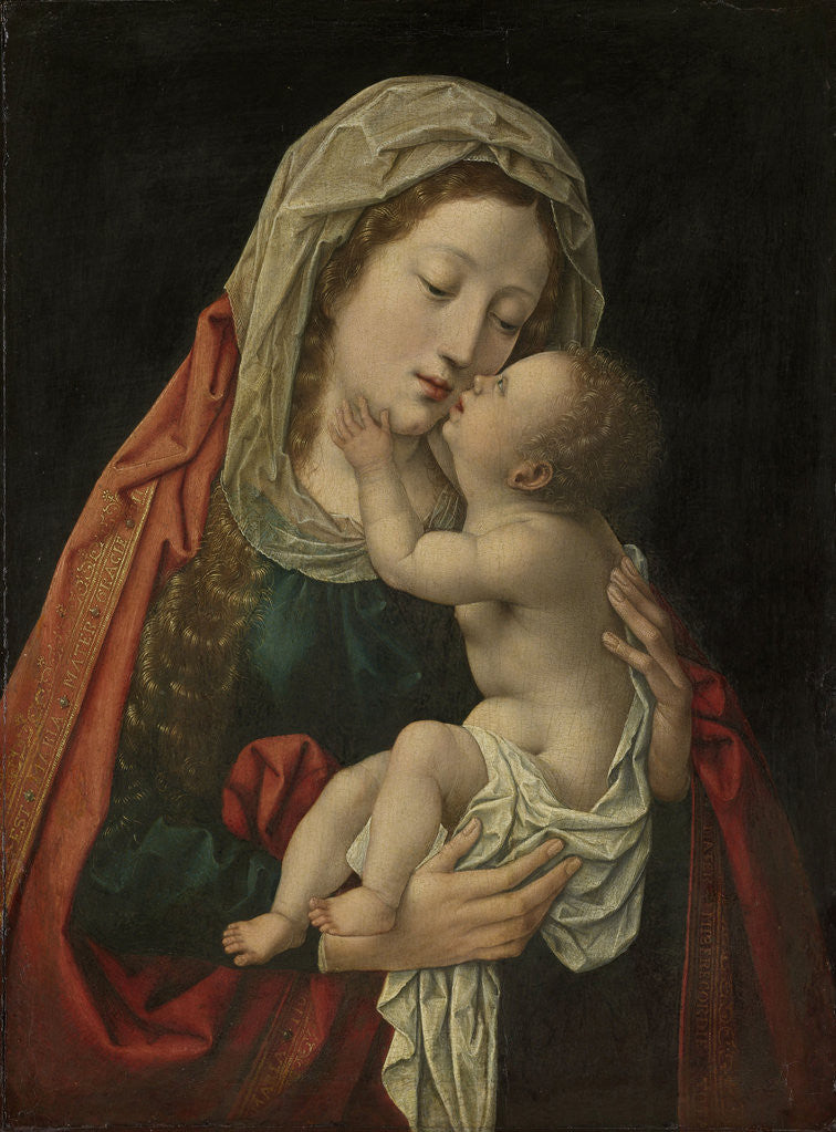 Detail of The Virgin and Child by Workshop of Bernard van Orley