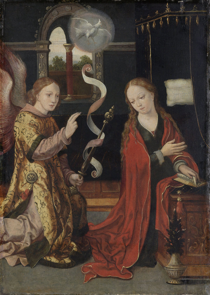 Detail of The Annunciation by Anonymous