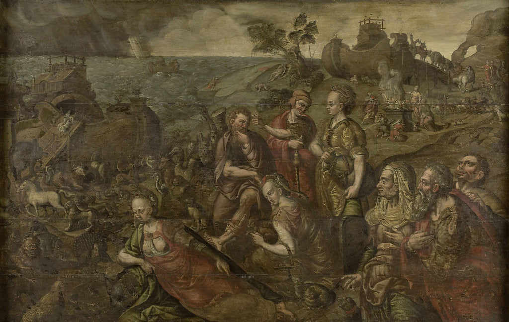 Detail of Noah's Ark by Anonymous