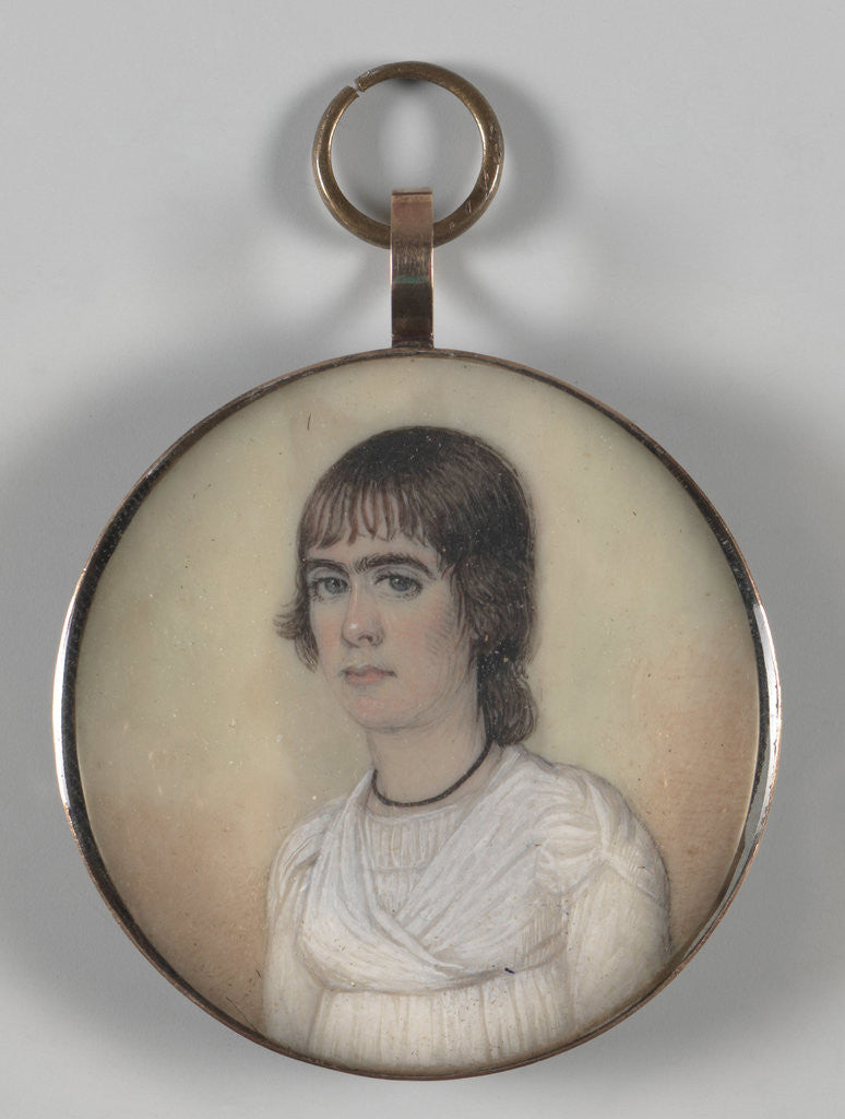 Detail of Portraits of Surinamese girls by Anonymous