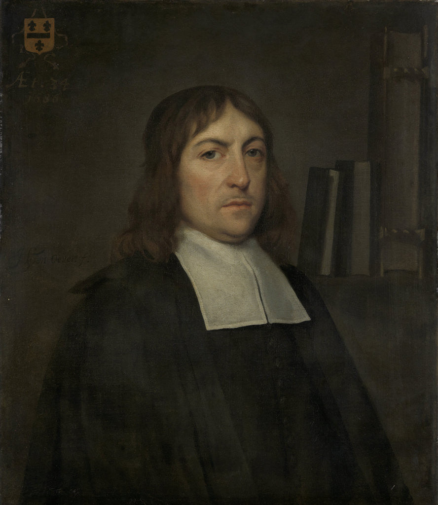 Detail of Portrait of Barend Hakvoort by Hendrick ten Oever