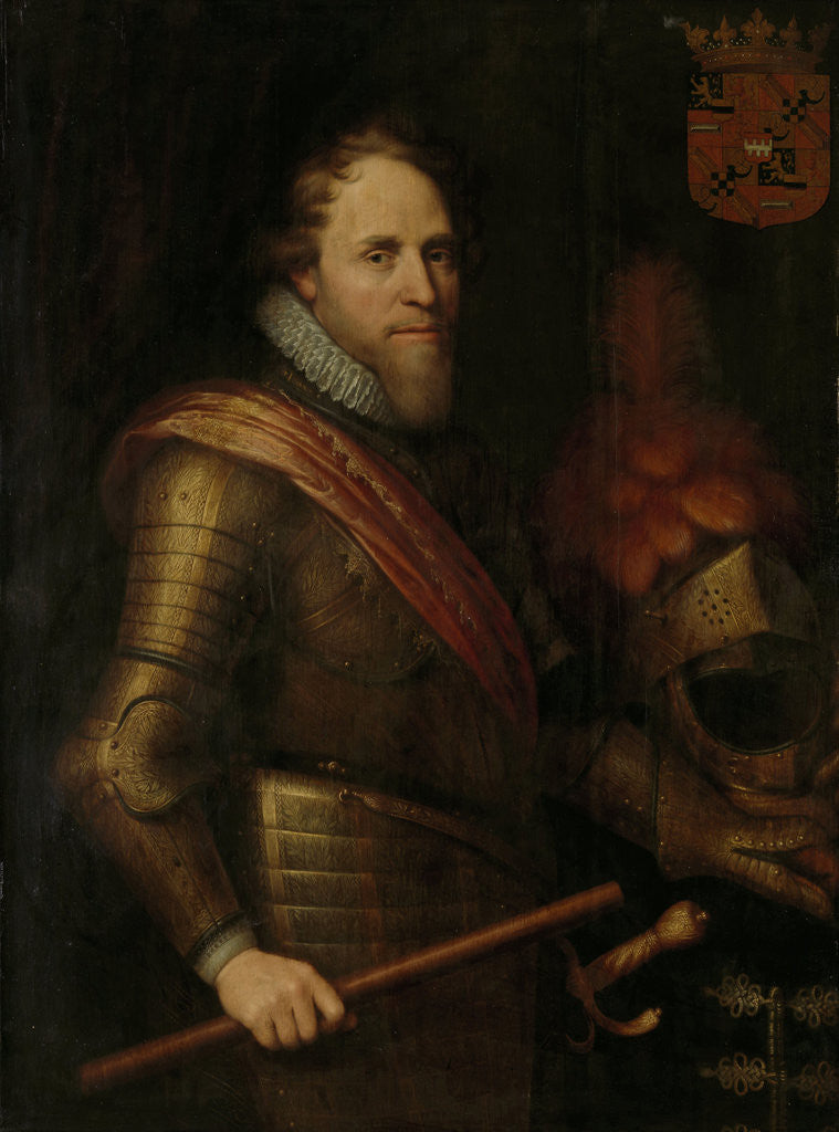 Detail of Portrait of Maurice, Prince of Orange by Workshop of Michiel Jansz van Mierevelt
