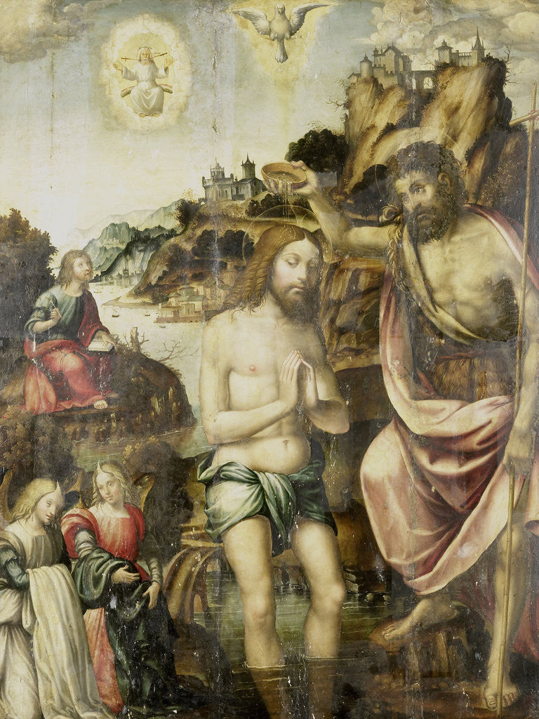 Detail of Baptism of Christ by Anonymous