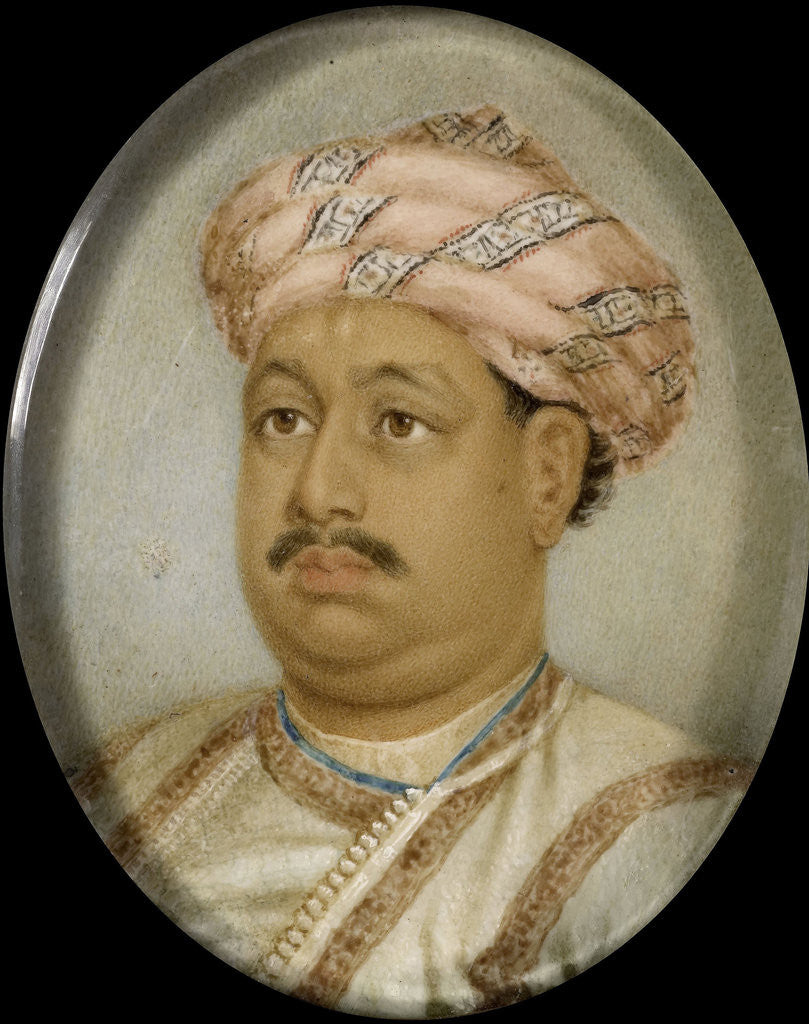 Detail of Portrait of a Indian prince by Anonymous