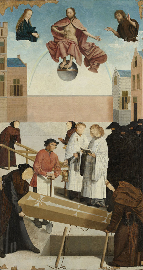 Detail of The Seven Works of Mercy by Master of Alkmaar