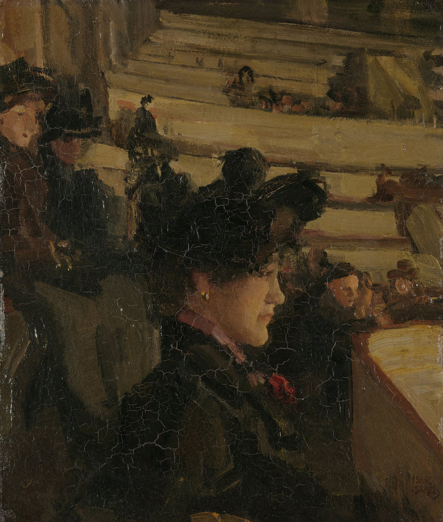 Detail of In the theater by Isaac Israels