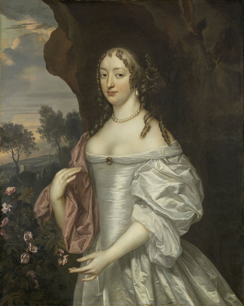 Detail of Portrait of Jacoba van Orliens, Wife of Jacob de Witte of Haamstede by Jan Mijtens