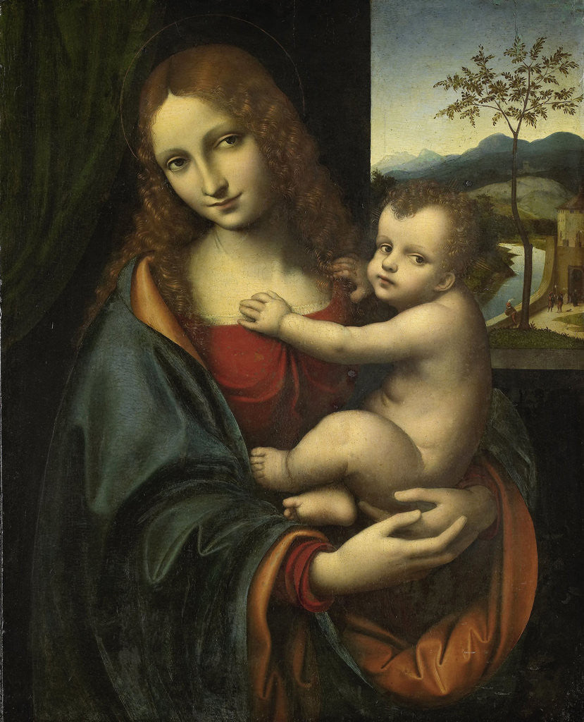 Detail of Virgin and Child by Giampetrino