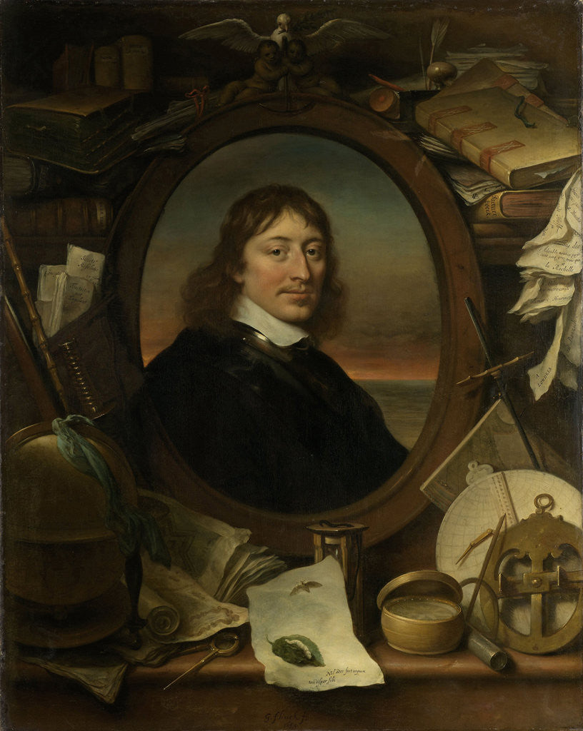 Detail of Portrait of Gerard Pietersz Hulft, First Councilor and Governor-General of the Dutch East India Company by Govert Flinck