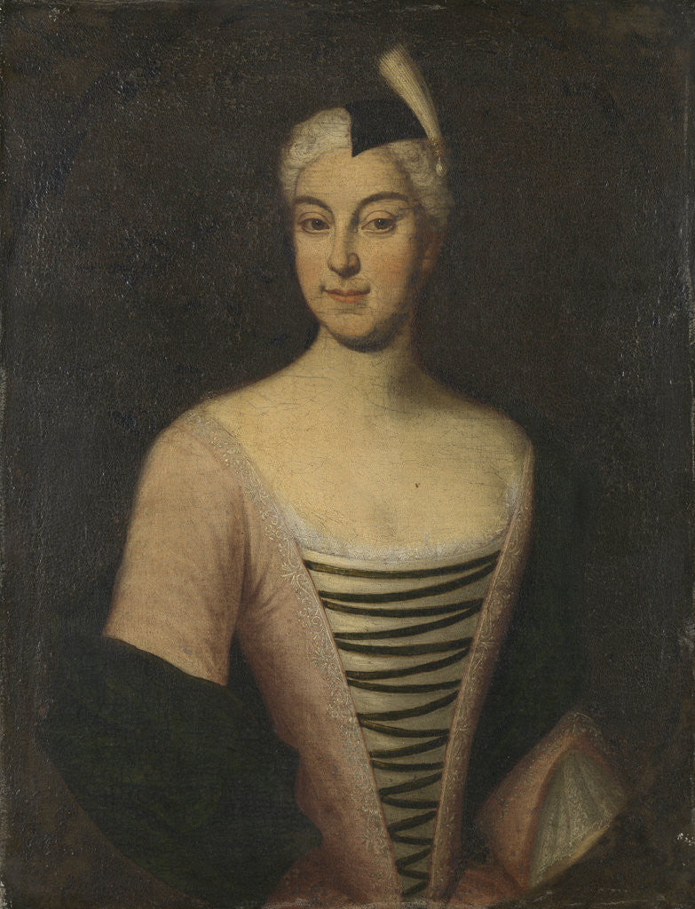 Detail of Portrait of a Woman by Anonymous