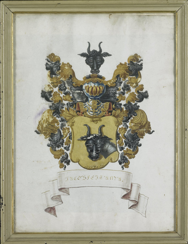 Detail of Coat of arms of Jacob Feitama II by Anonymous