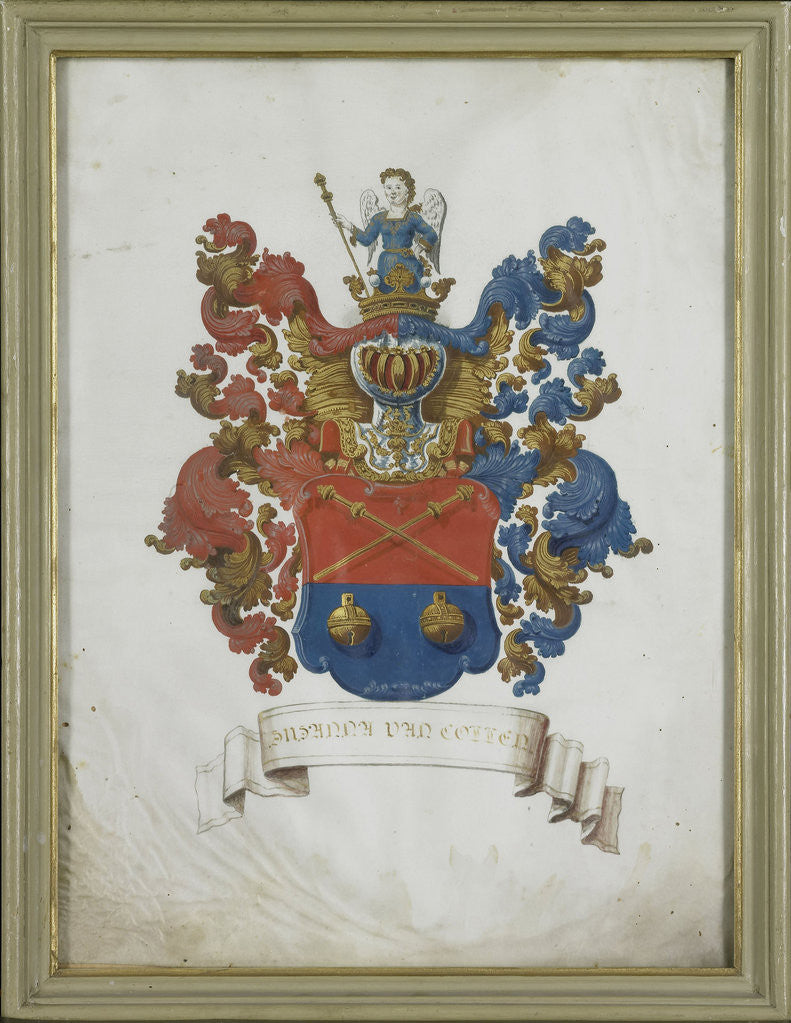 Detail of Coat of arms of Susanna van Collen, wife of Jacob Feitama by Anonymous