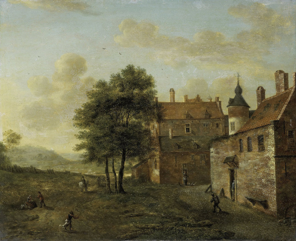 Detail of A Country House by Jan van der Heyden