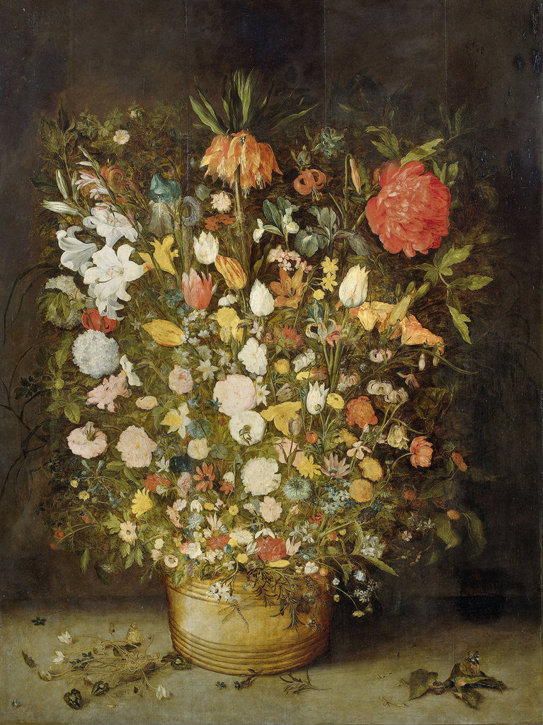 Detail of Still Life with Flowers by Workshop of Jan Brueghel I