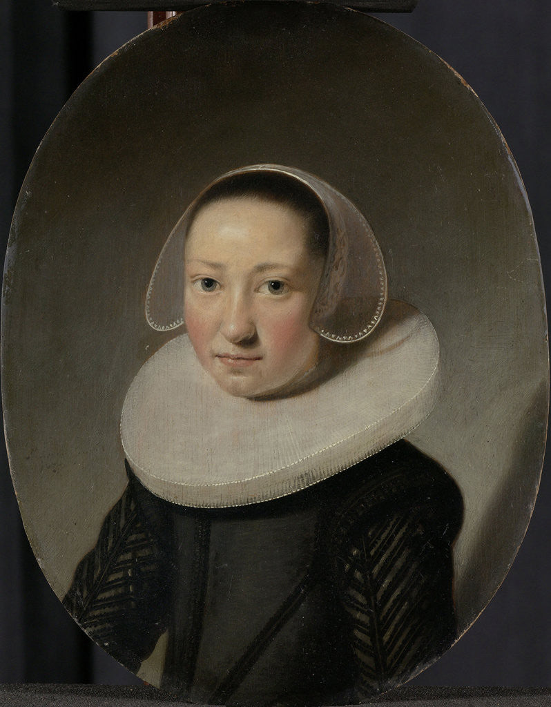 Detail of Portrait of a young Woman by Anonymous