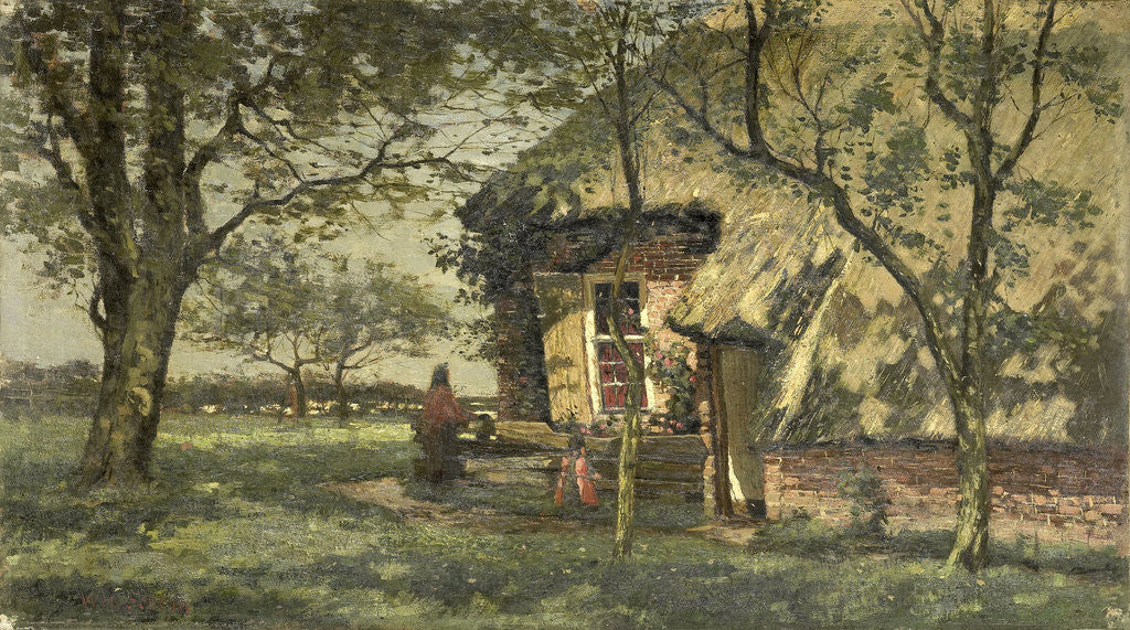 Detail of Farm house by Willem van Schaik
