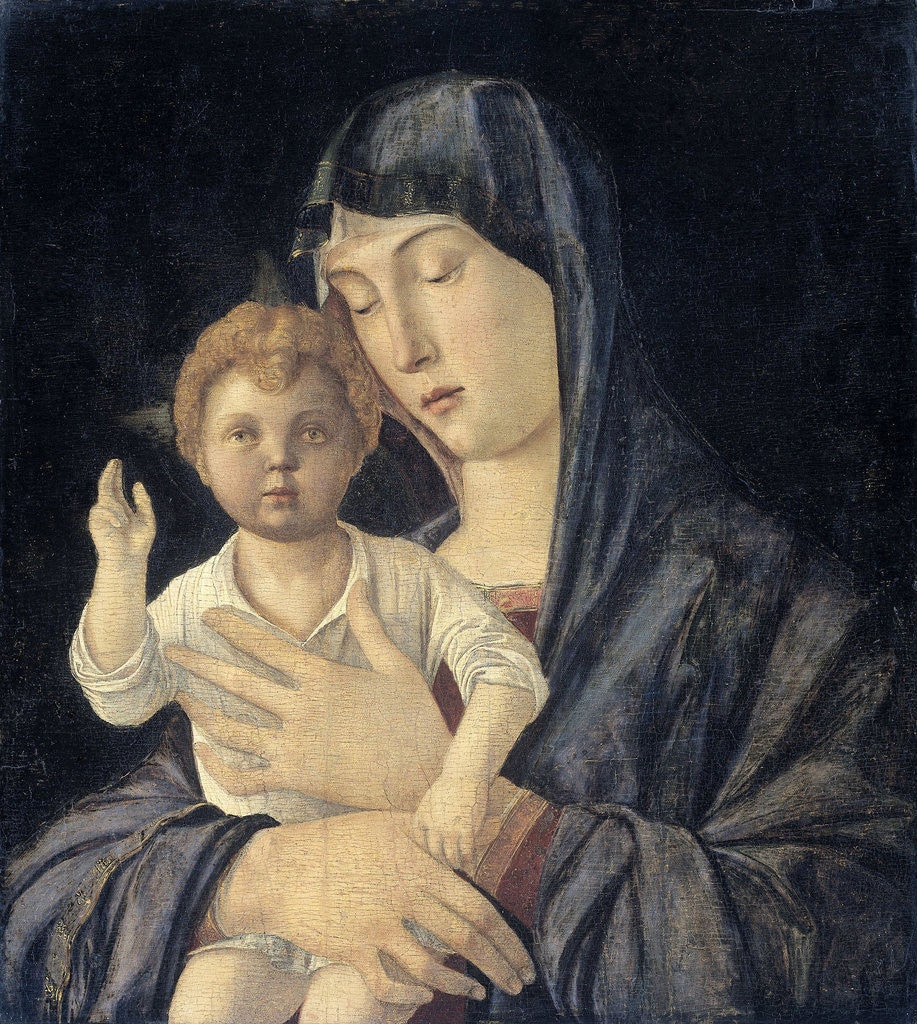 Detail of Virgin and Child by Giovanni Bellini