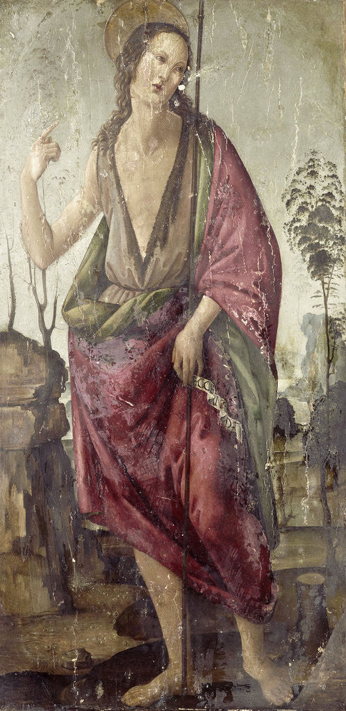 Detail of John the Baptist by Francesco Botticini