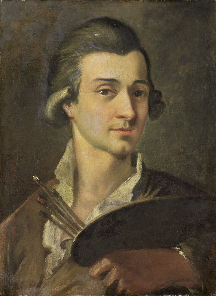 Detail of Portrait of a Painter by Anonymous