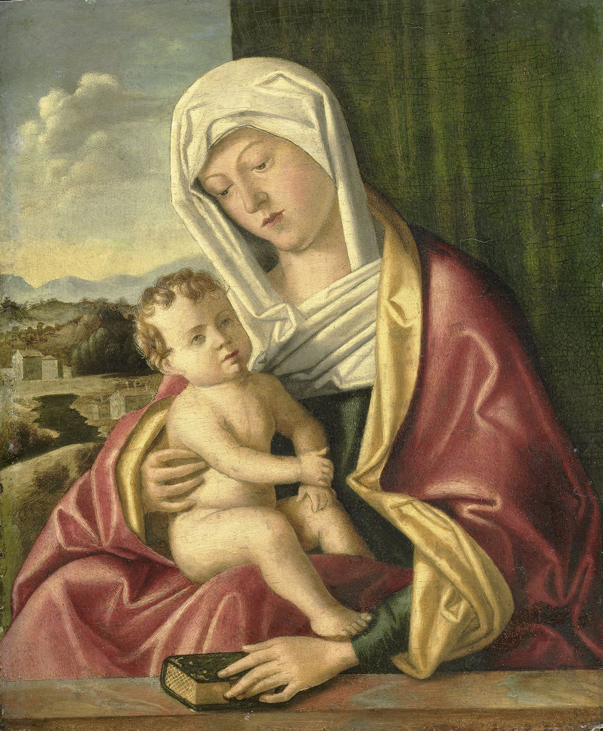 Detail of Virgin and Child by School of Giovanni Bellini