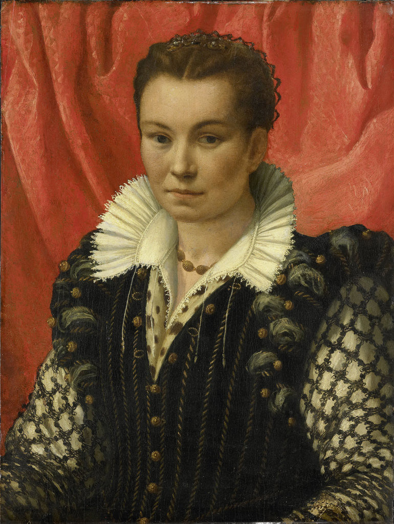 Detail of Portrait of a Woman by Anonymous