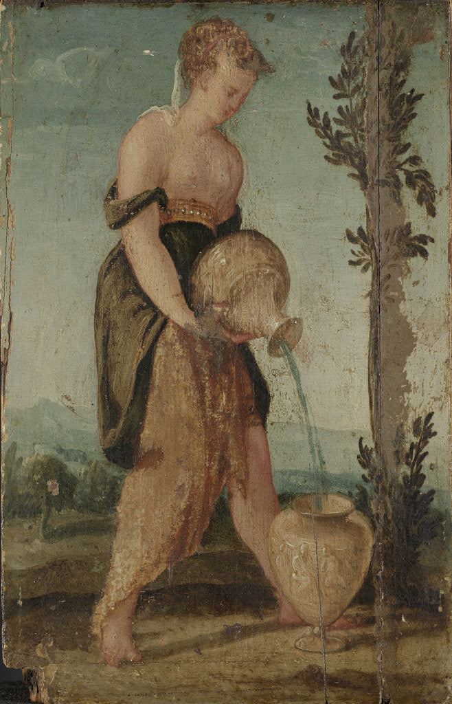 Detail of Woman with Water Jug by Circle of Lambert Sustris