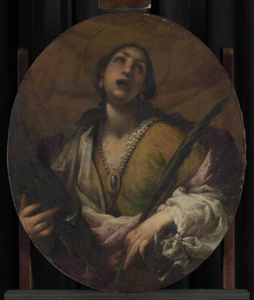 Detail of Saint Catherine, Francesco Montelatici by Pier Francesco Morazzone