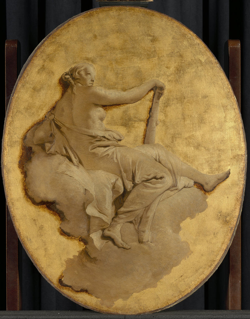 Detail of Allegorical Figure of a Woman with a Club (Fortitude?) by Giovanni Battista Tiepolo
