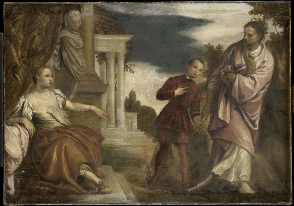 Detail of The Choice between Virtue and Passion by Follower of Paolo Veronese