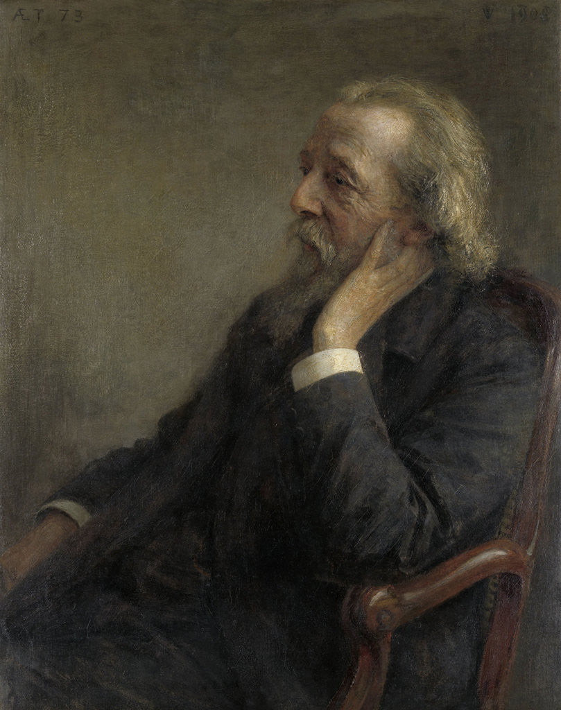Detail of Ds P H Hugenholtz II, founder of the Vrije Gemeente by Jan Veth