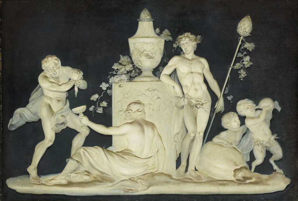 Detail of Bacchanal by Johannes van Dregt