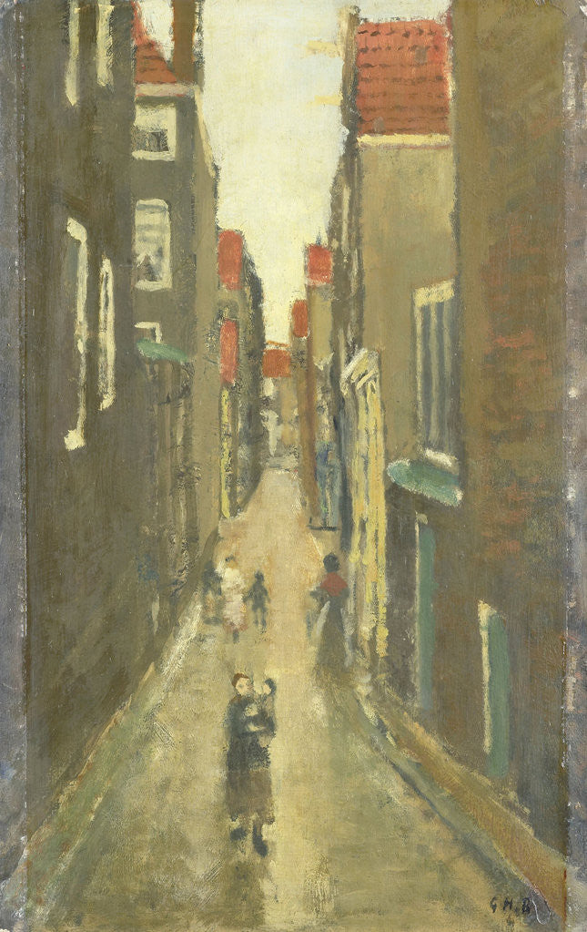 Detail of Amsterdam Jordaan, The Netherlands by George Hendrik Breitner