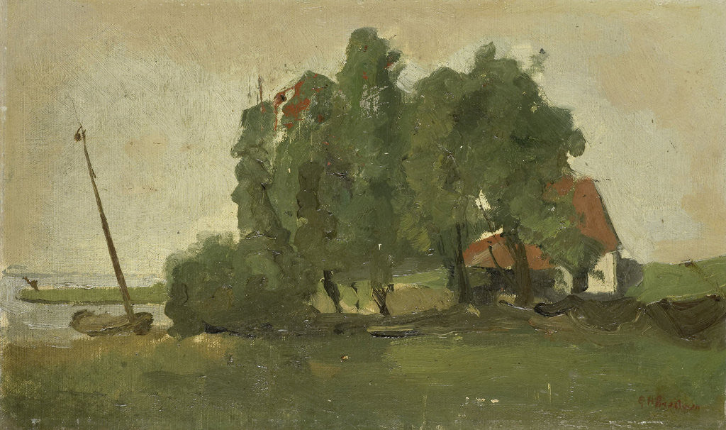 Detail of Farm by George Hendrik Breitner