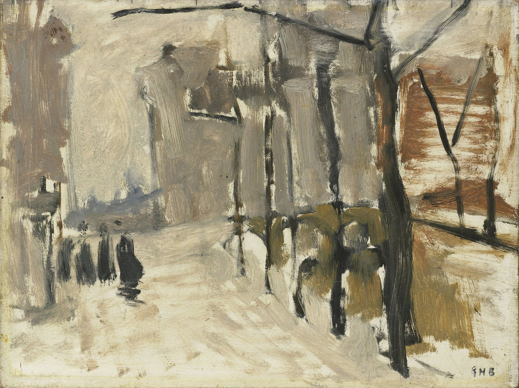 Detail of Cityscape in The Hague (?), The Netherlands by George Hendrik Breitner