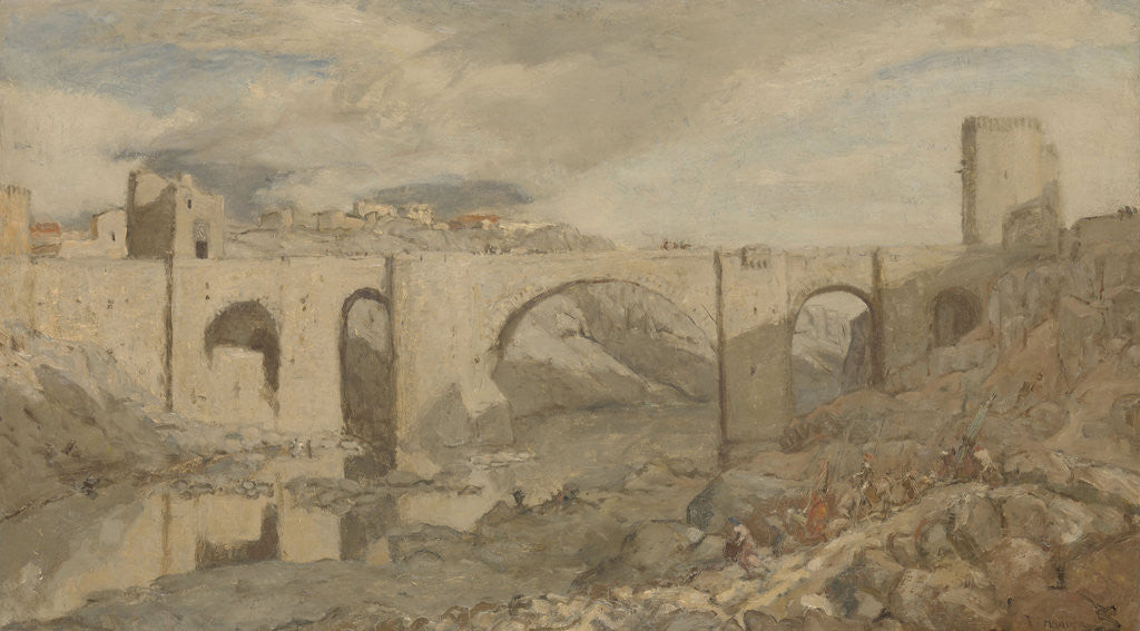 Detail of Bridge near Toledo, Spain by Marius Bauer