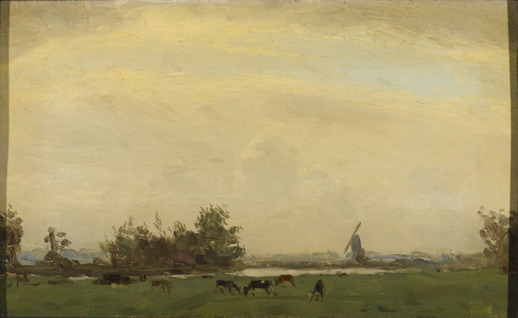 Detail of Spaarne Haarlem, The Netherlands by Gerrit Willem Dijsselhof