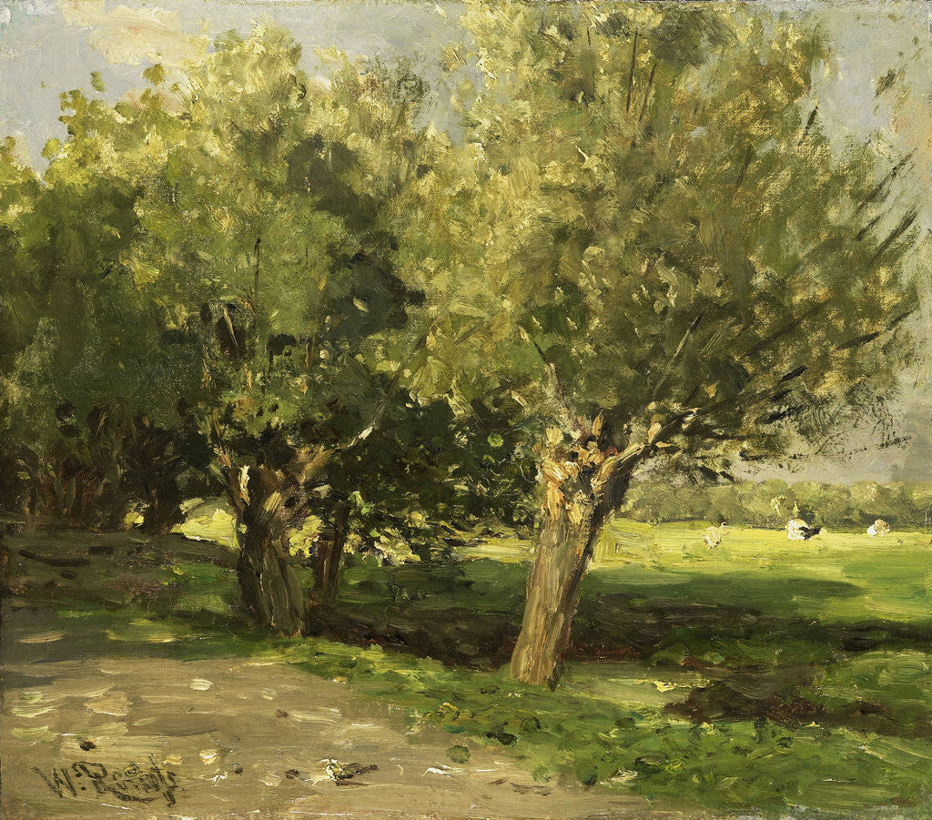 Detail of Willows by Willem Roelofs I