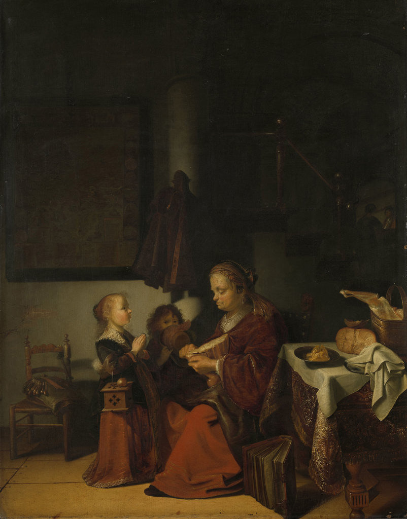 Detail of Breakfast by Karel Slabbaert