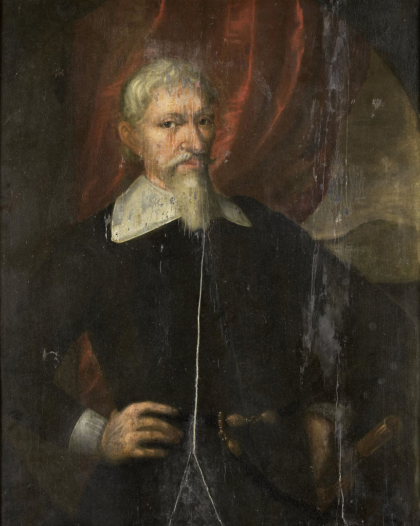 Detail of Portrait of Hendrik Brouwer, Governor-General of the Dutch East Indies by Anonymous