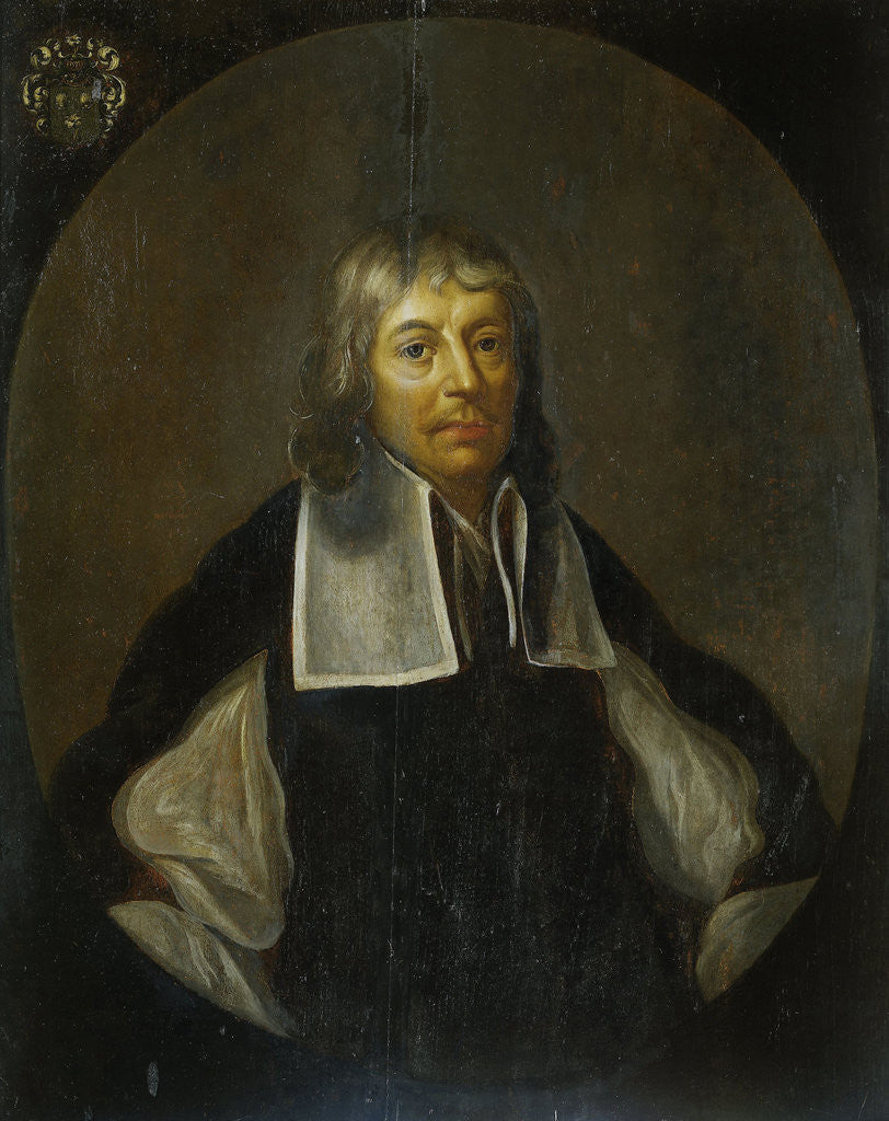 Detail of Portrait of Joan Maetsuyker, Governor-General of the Dutch East Indies by Jacob Coeman