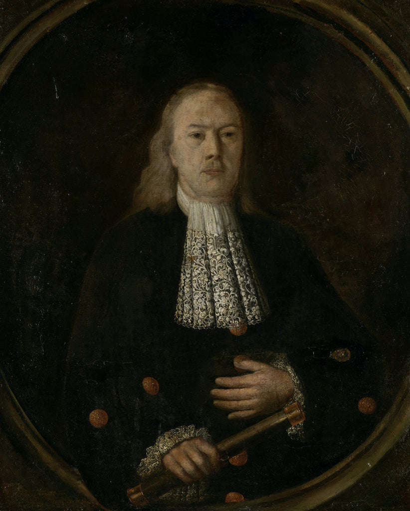 Detail of Portrait of Abraham van Riebeeck, Governor-General of the Dutch East Indies by Anonymous